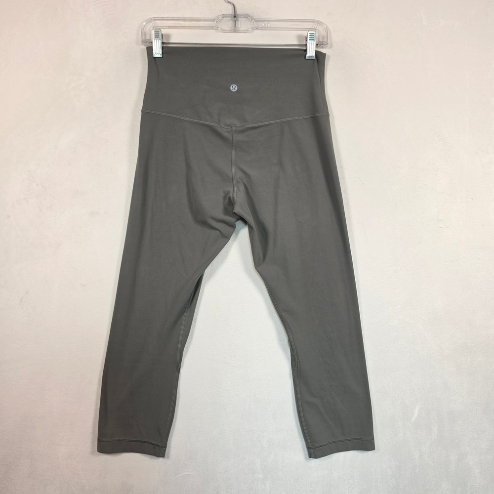 Lululemon Align Leggings Women's 8 High-Rise Crop 21" Graphite Gray Yoga‎ NULU - Picture 7 of 15